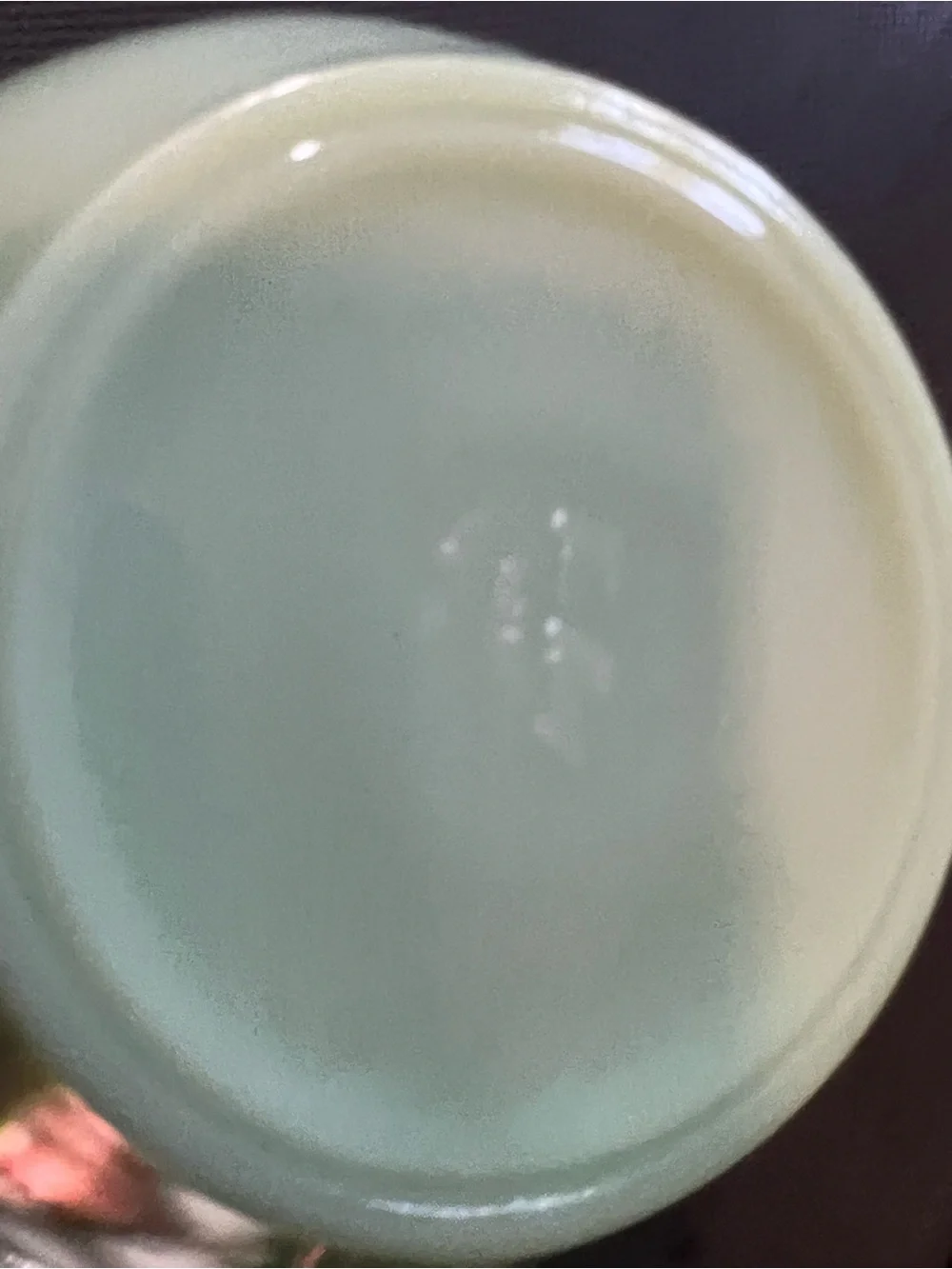 VINTAGE FIRE KING JADEITE GREEN GLASS BATTER BOWL PITCHER